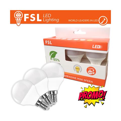 Set Da 9 Lampadina Led E14 A Sfera 6w 3000k Luce Calda - Foto 1
